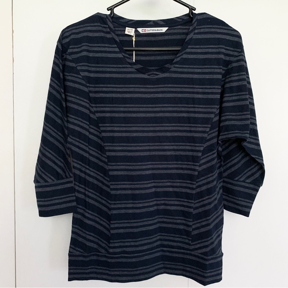 NEW Cutter & Buck 3/4 Long Sleeve